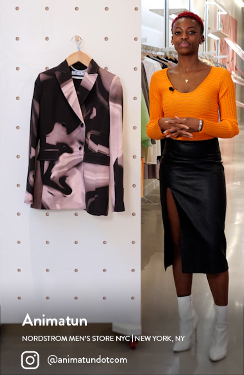 Liquid Melt Double Breasted Jacket, sales video thumbnail