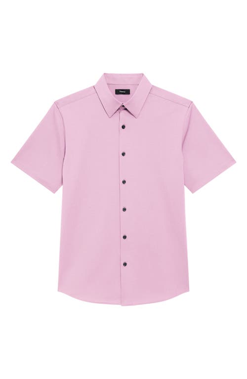 Theory Irving Short-sleeve Shirt In Structure Knit