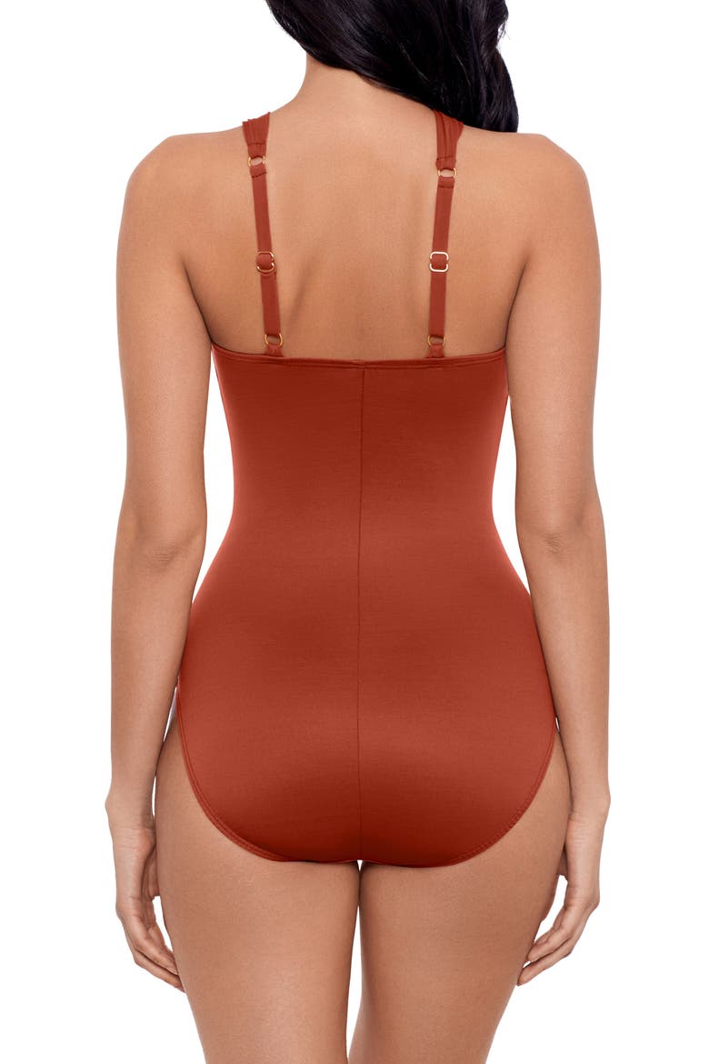 Rock Solid Europa One-Piece Swimsuit, Alternate, color, SPICE
