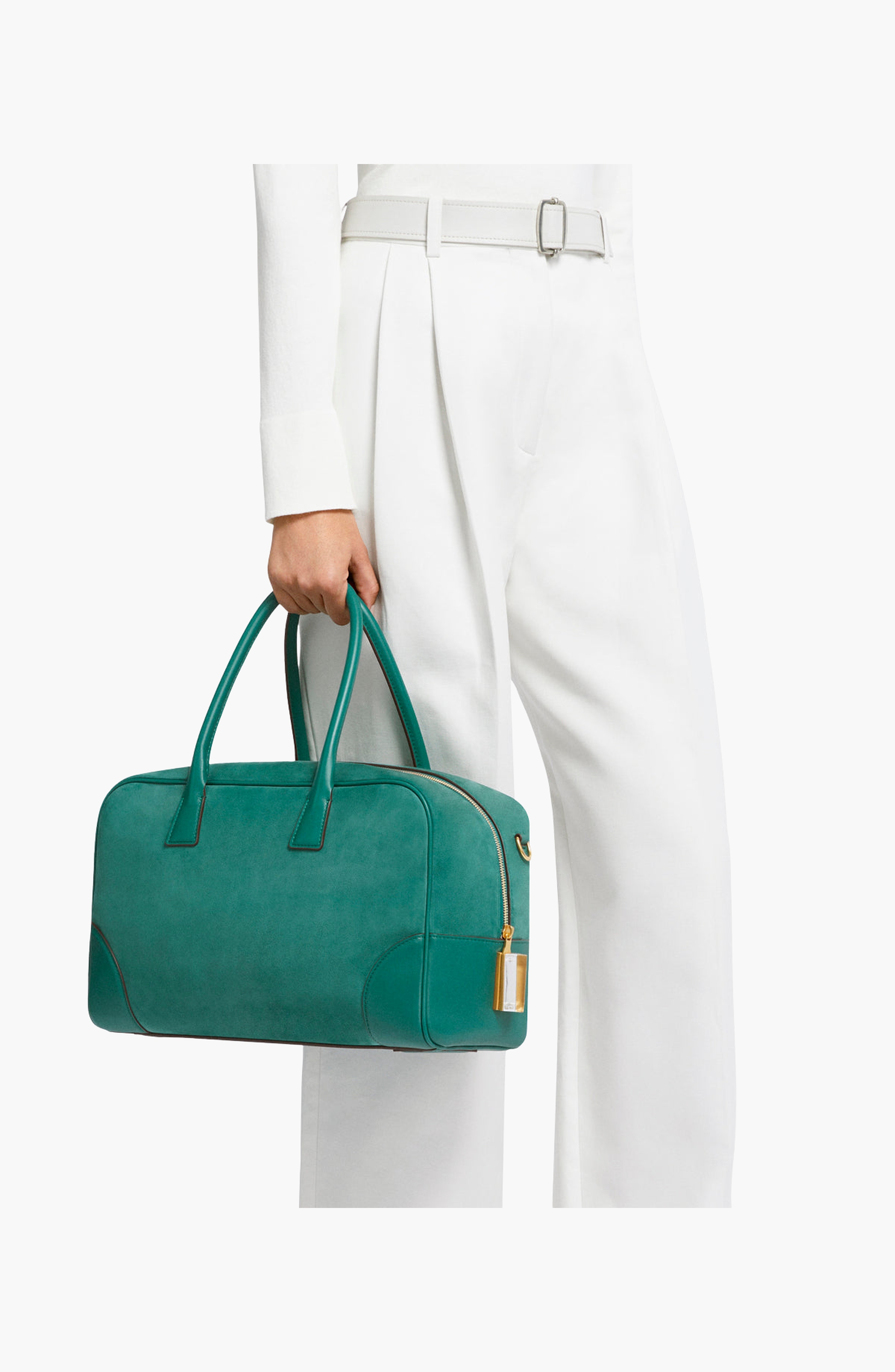 Cristallo Nubuck Travel Bag, Alternate, color, Teal