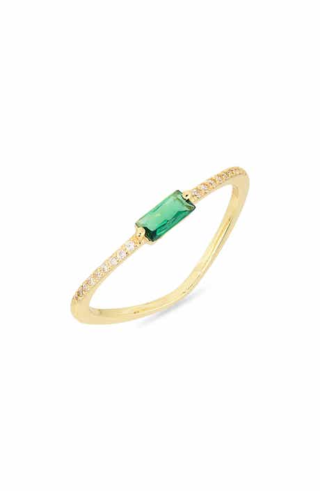 ARGENTO VIVO Cubic Zirconia Stacking Ring