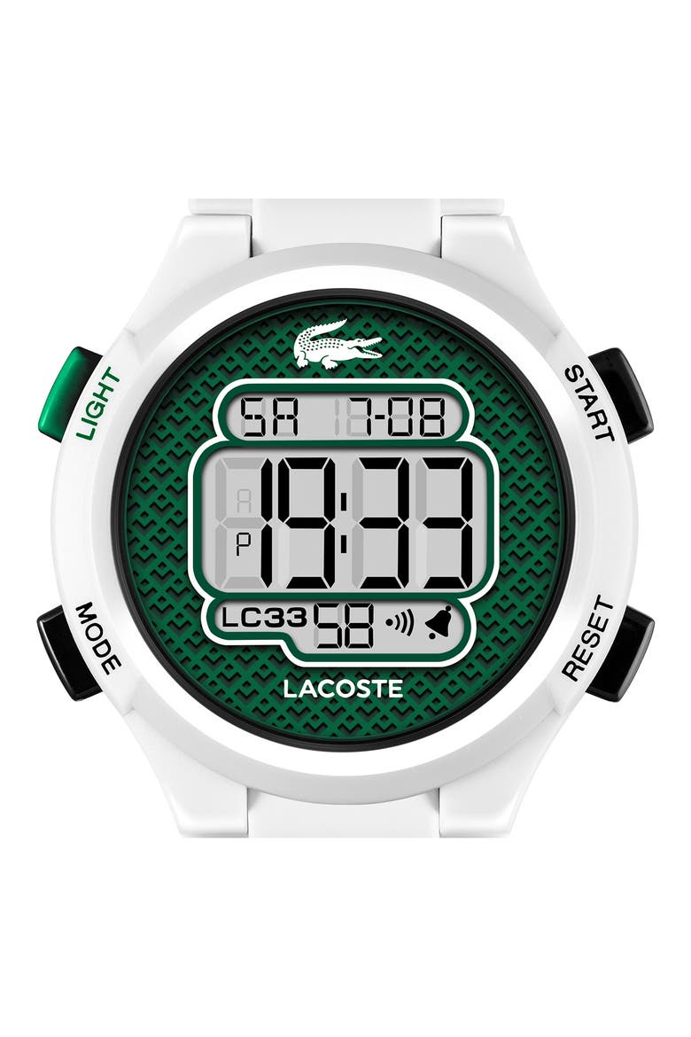 Kids' LC33 Silicone Strap Watch, 34mm, Alternate, color, GREEN