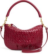Clare V. Moyen Woven Leather Messenger Bag