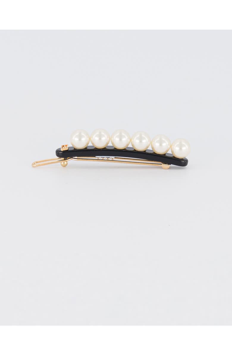 Alexandre de Paris Pearl side barette hair clip, Alternate, color,