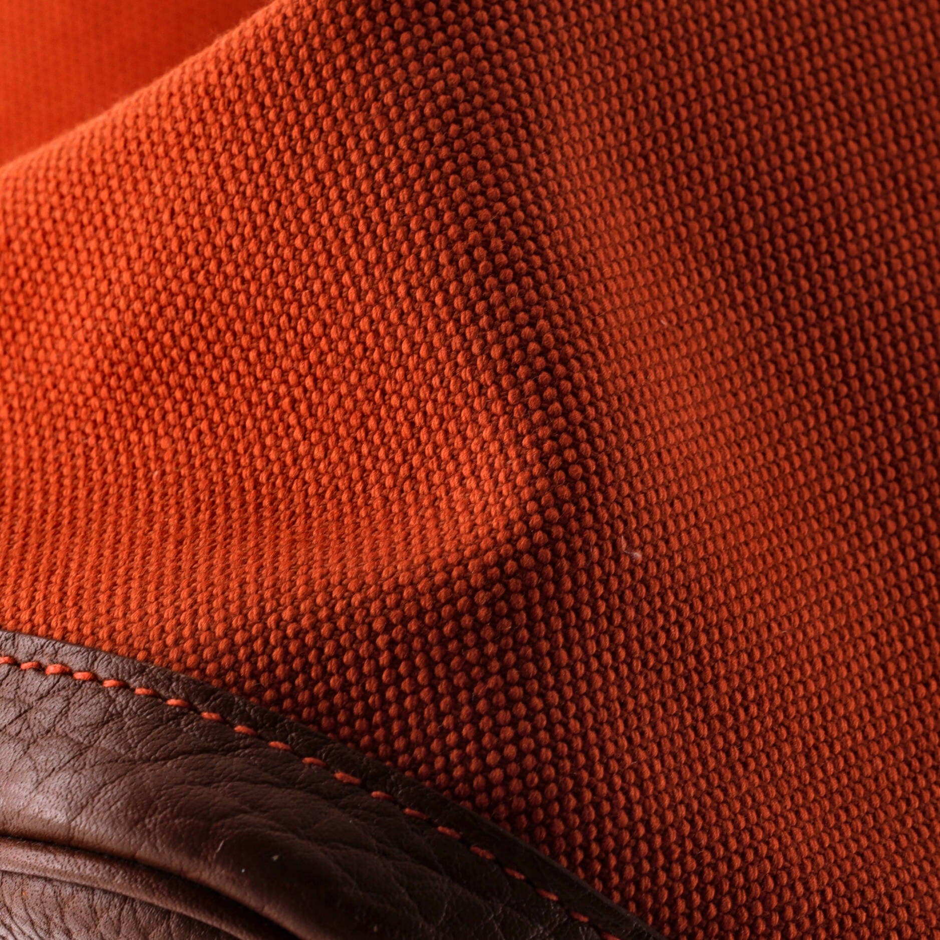 Pre-Owned Hermes Garden Party Tote Toile and Leather 49, Alternate, color, Marron D'inde