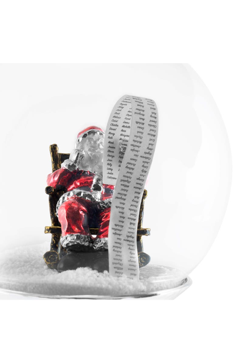 Michael Aram Santa Snow Globe Ornament, Alternate, color, Red Multi