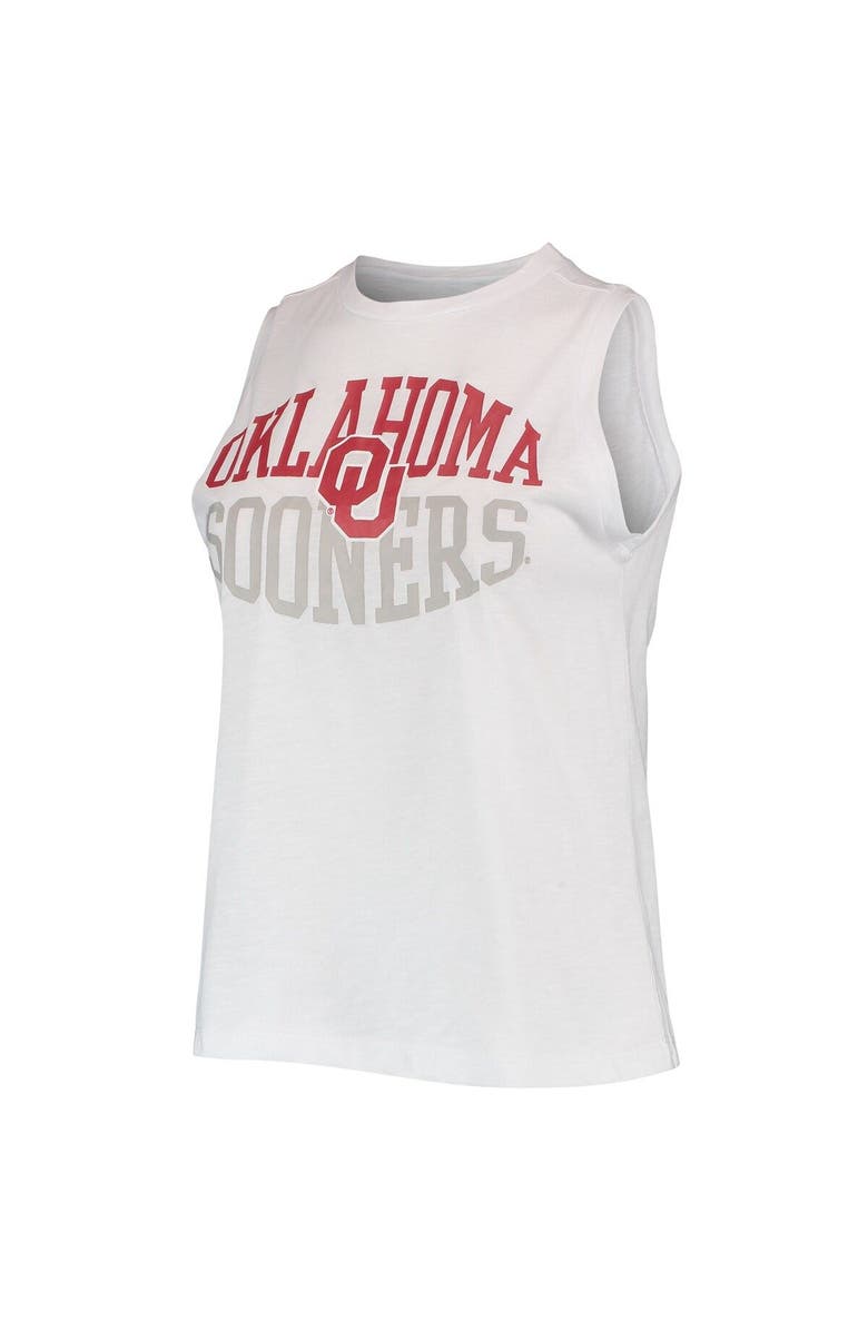 CONCEPTS SPORT Women's Concepts Sport Charcoal/White Oklahoma Sooners Tank Top & Leggings Sleep Set, Alternate, color, Charcoal