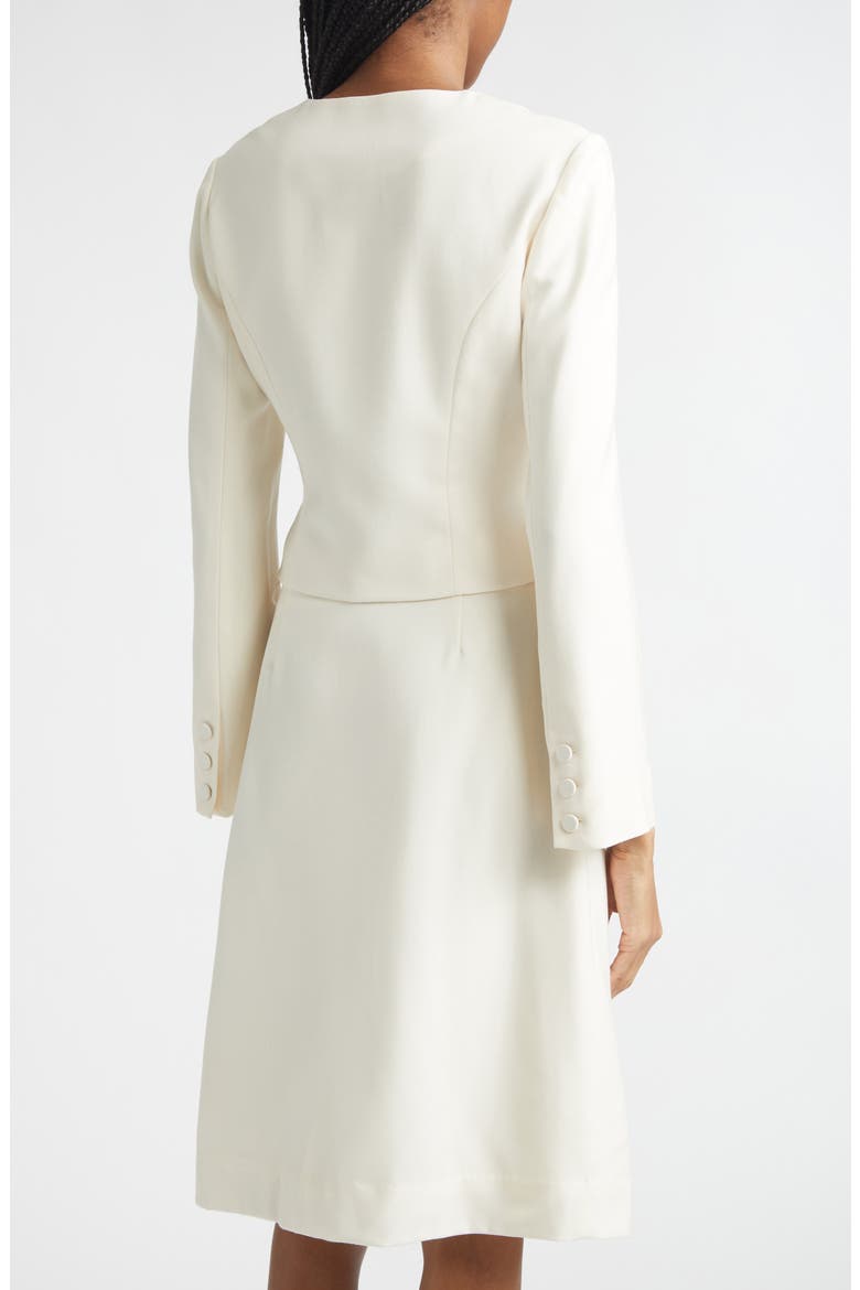 Elspeth Wool Jacket, Alternate, color, CREAM