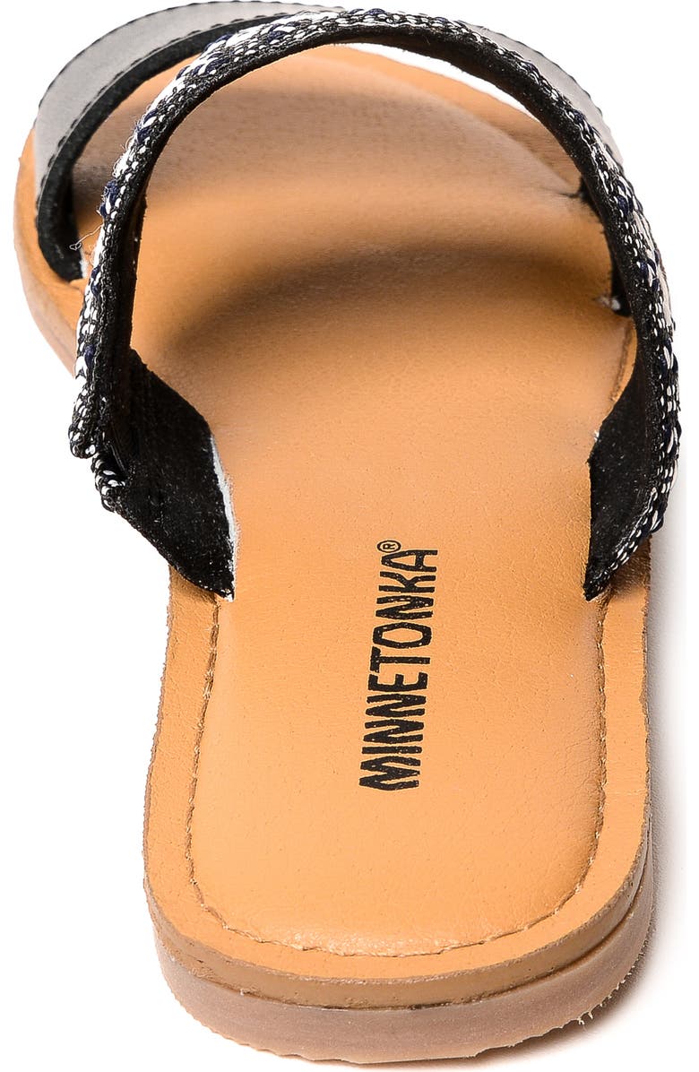 Minnetonka Franky Slide Sandal, Alternate, color,