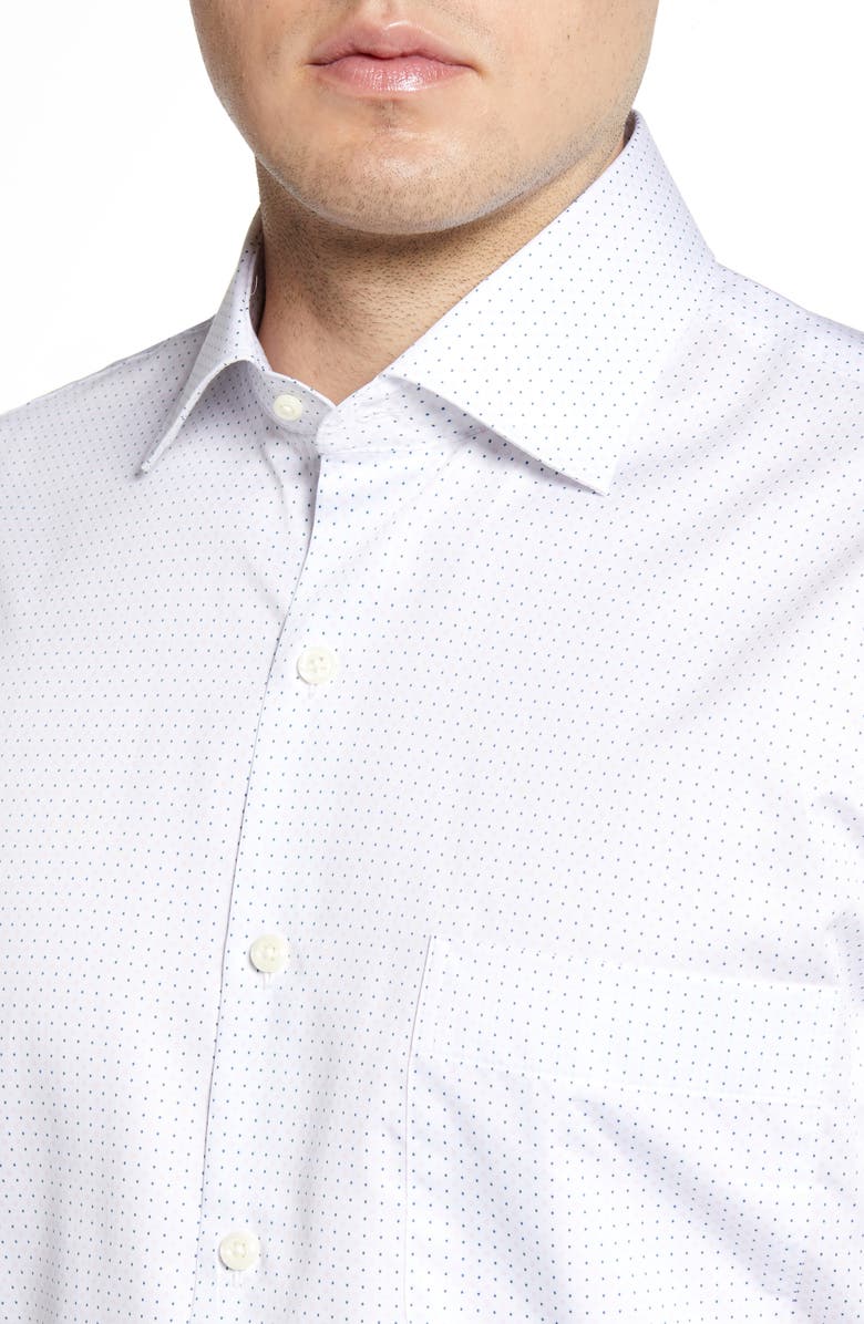 Peter Millar Donut Dot Regular Fit Button-Up Sport Shirt, Alternate, color,