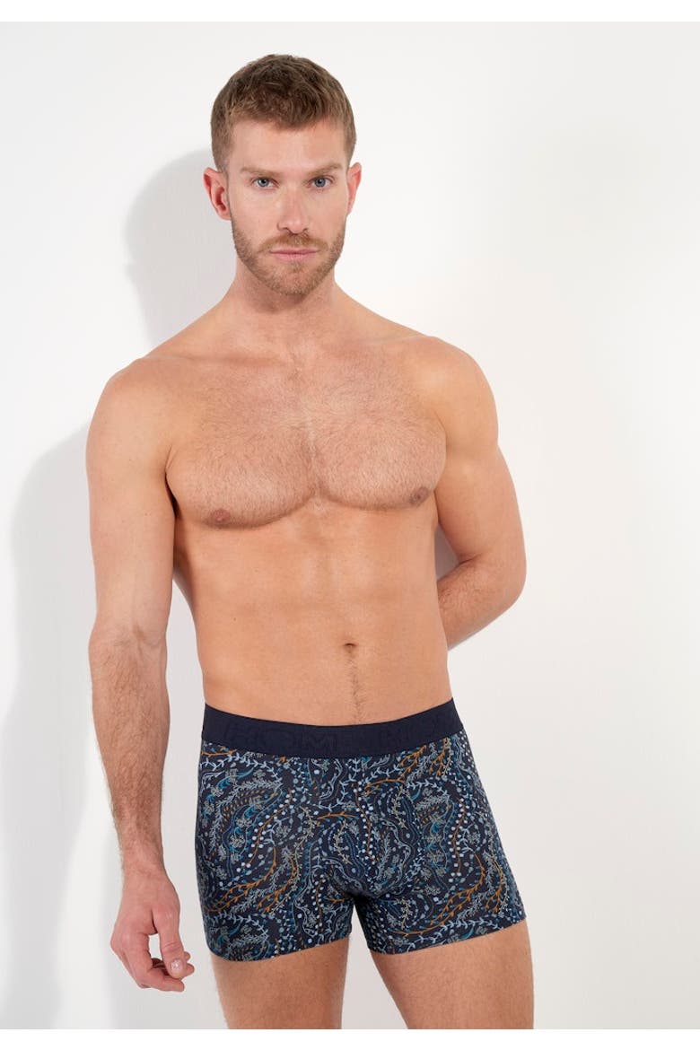 Fontainebleau Boxer Briefs, Alternate, color, Navy Print