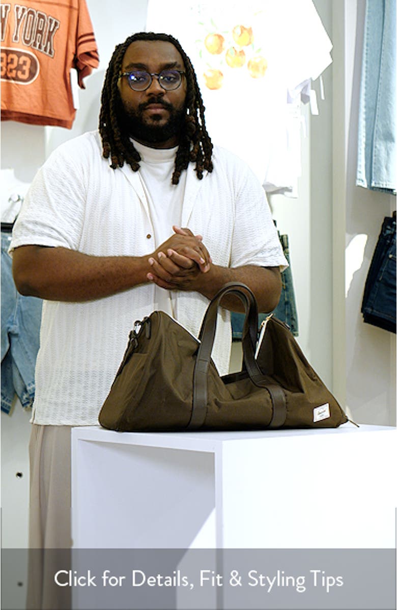 Novel Recycled Polyester Duffle Bag, sales video thumbnail