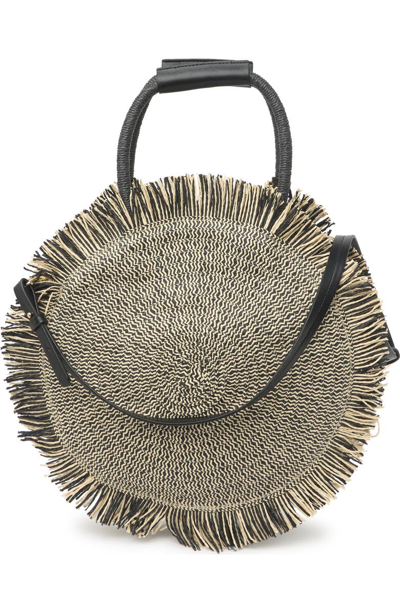 MOST WANTED USA Cricle Straw Shoulder Bag, Alternate, color,