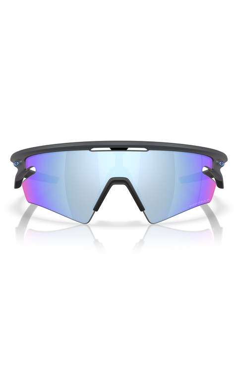 Gender Inclusive Sphaera 36mm Polarized Rectangle Shield Sunglasses