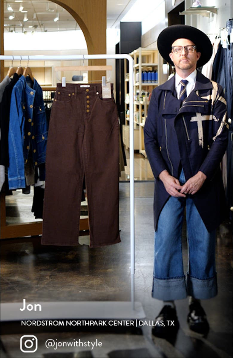 The Perfect Vintage Wide Leg Jeans: Button Front Edition, sales video thumbnail