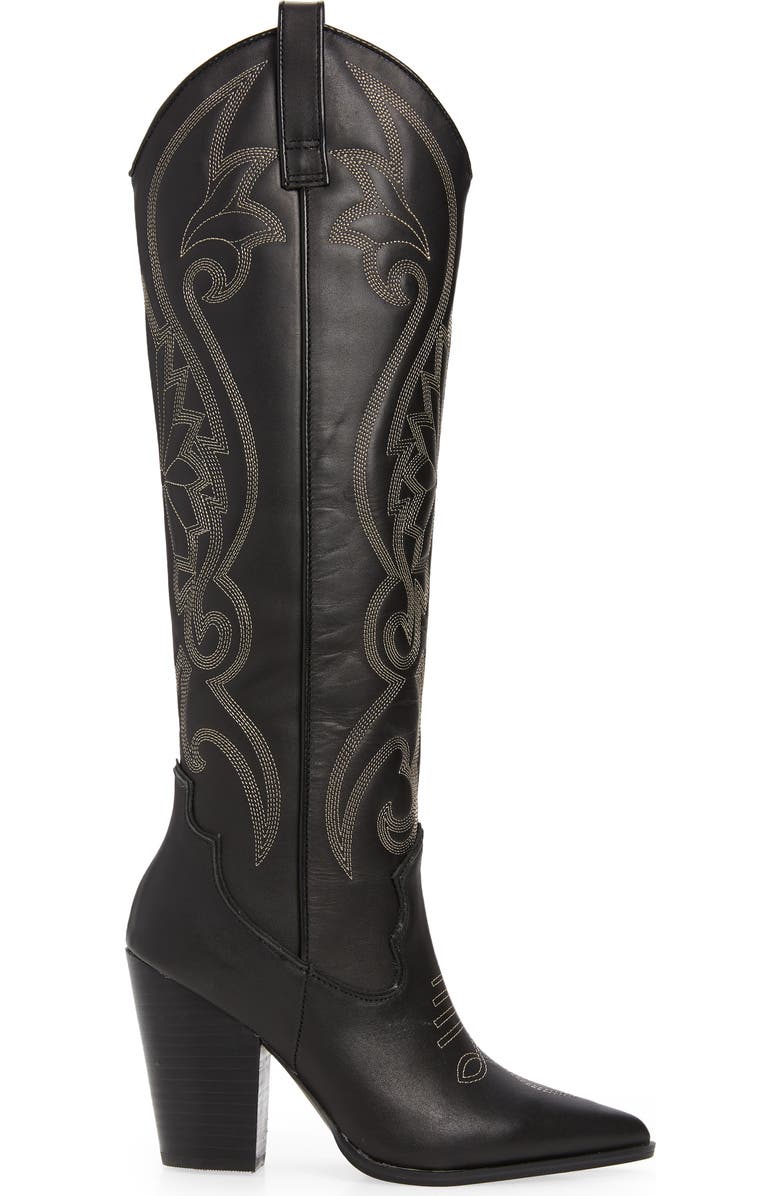 Steve Madden Lasso Knee High Western Boot, Alternate, color,