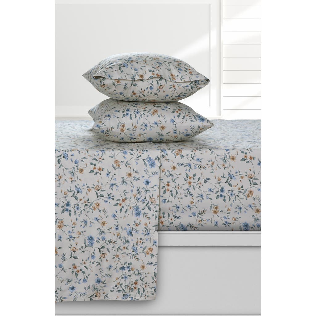 Azores Home 300 Thread Count Organic Cotton Sheet Set In Multi