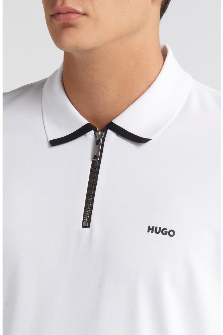 Dalomino Zip Polo, Alternate, color, WHT