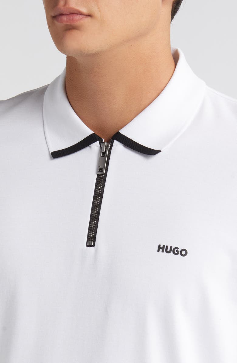 HUGO Dalomino Zip Polo, Alternate, color, 