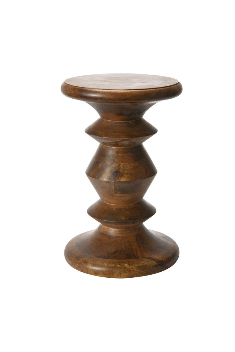 End Table or Stool, Main, color, Brown