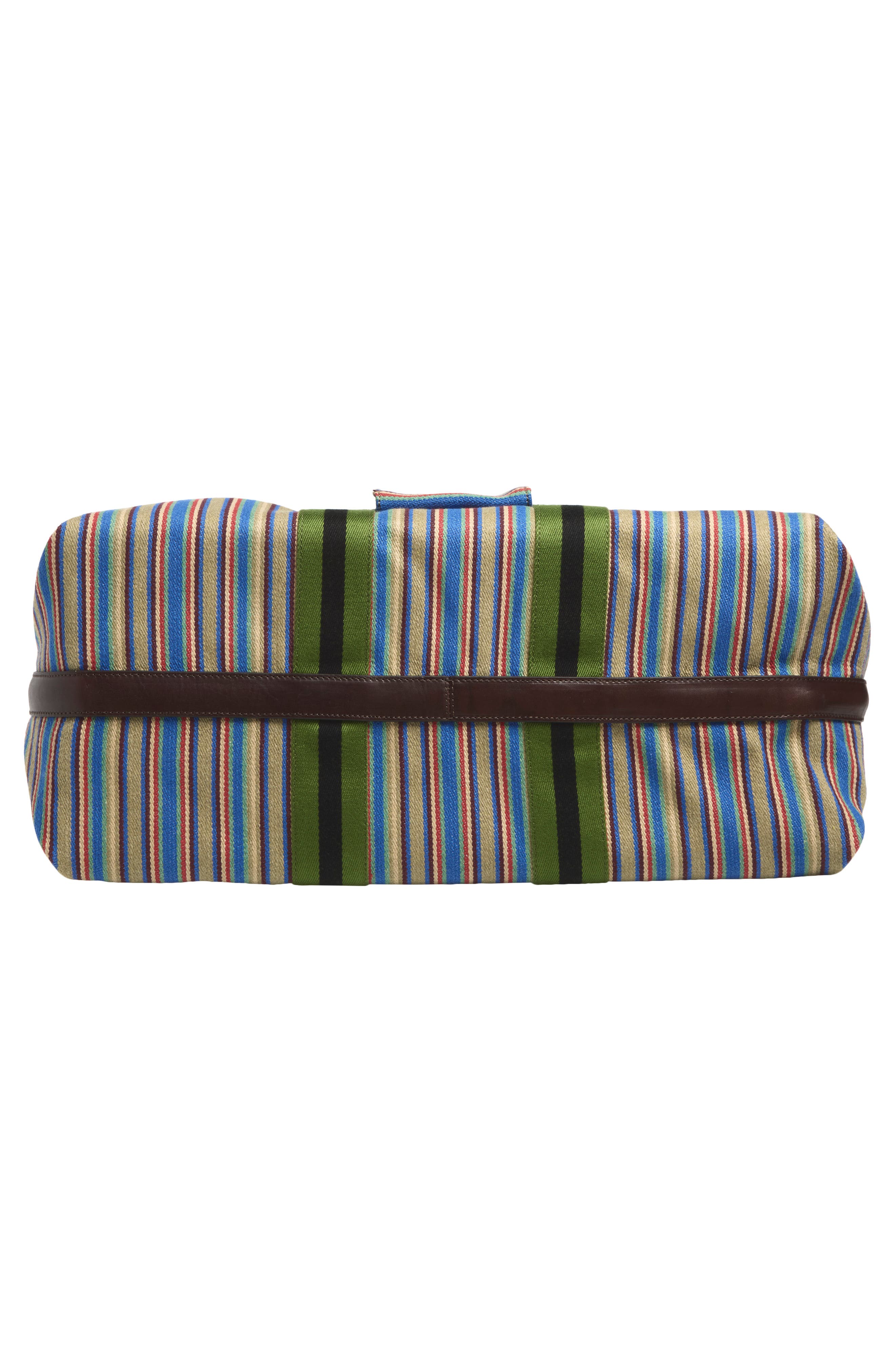 Striped Canvas Tote, Alternate, color, MULTI