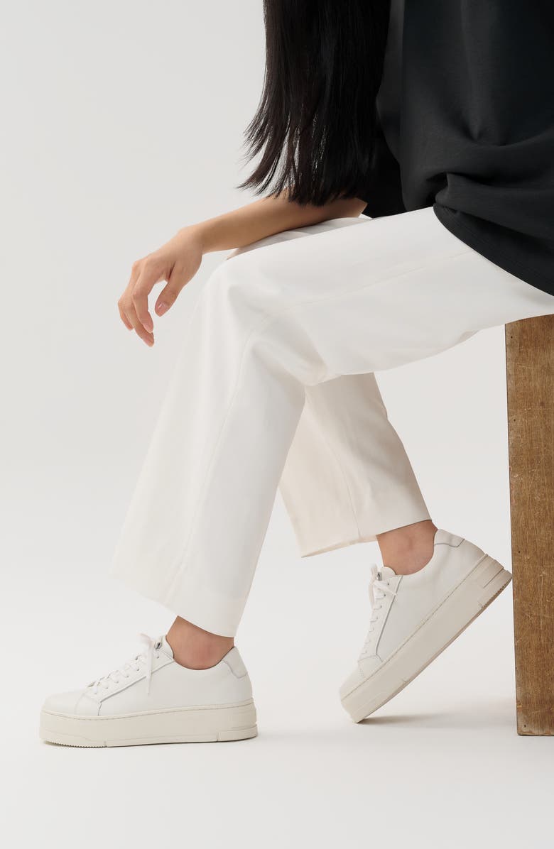 Vagabond Shoemakers Judy Platform Sneaker, Alternate, color, White Leather