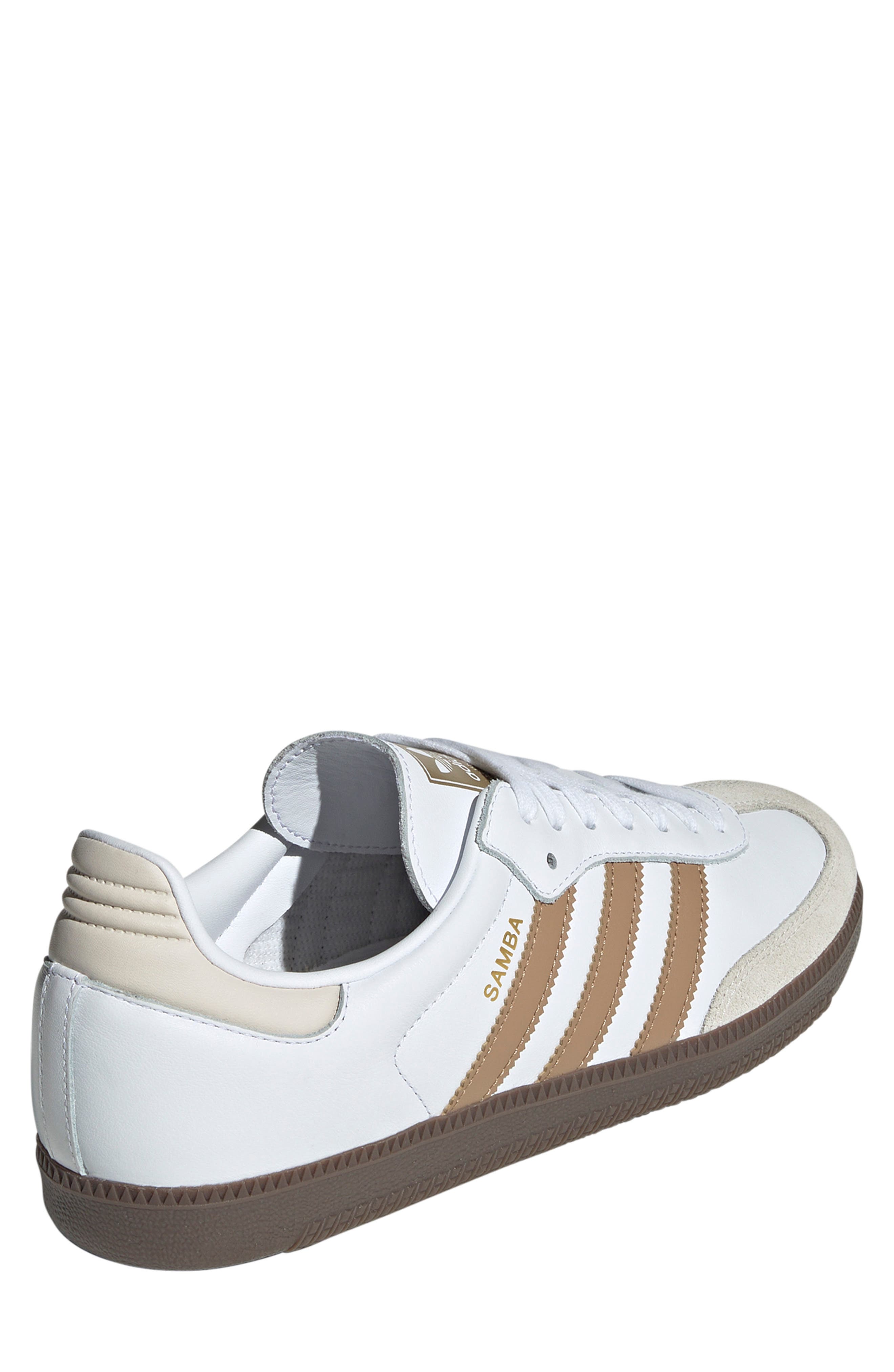 adidas Samba OG Sneaker, Alternate, color, White/ Cardboard/ Gum