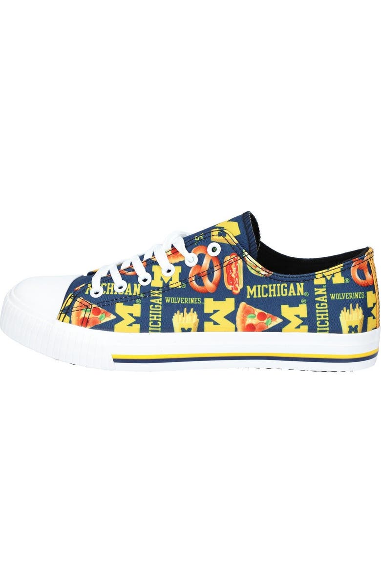 FOCO Men's FOCO Michigan Wolverines Food Print Low Top Canvas Sneakers, Alternate, color,