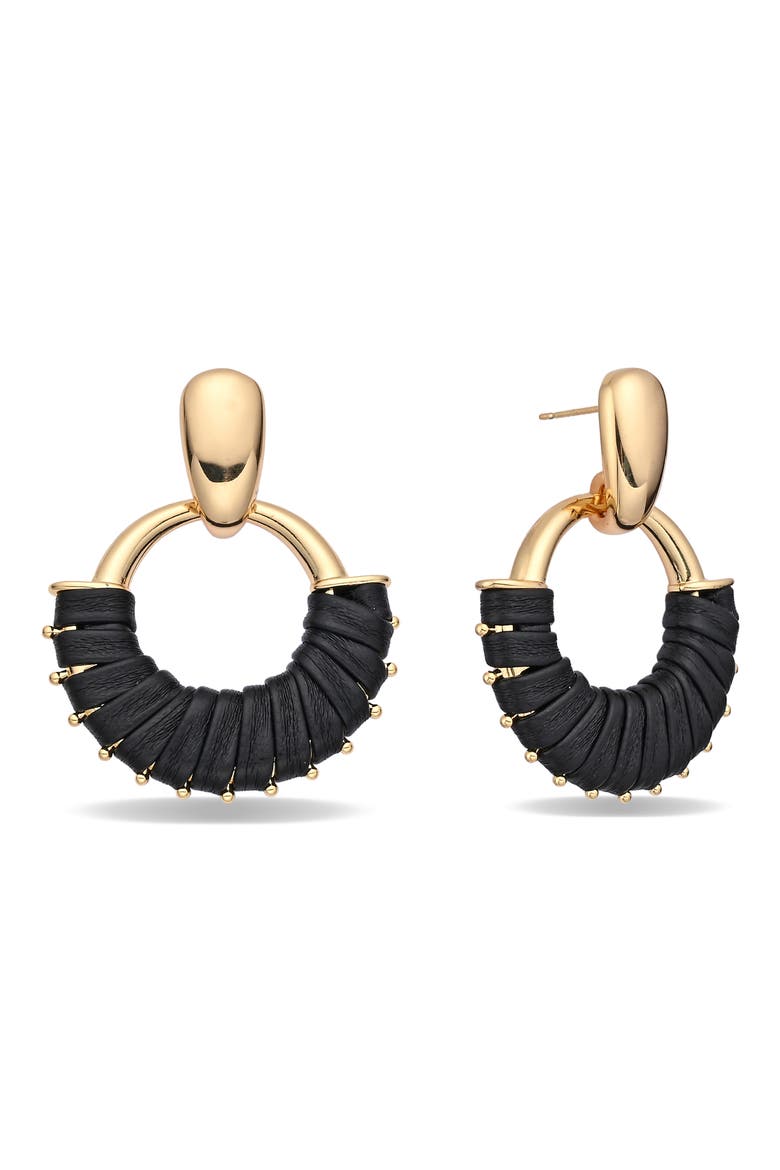 Hana Statement Knocker Earrings, Main, color, GOLD