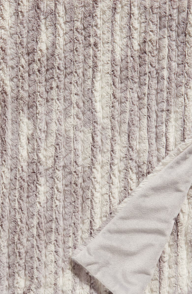 NORDSTROM AT HOME Faux Fur Throw Blanket, Alternate, color, 