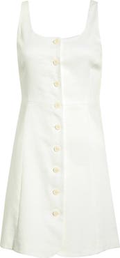 Theory Sculpted Linen Minidress