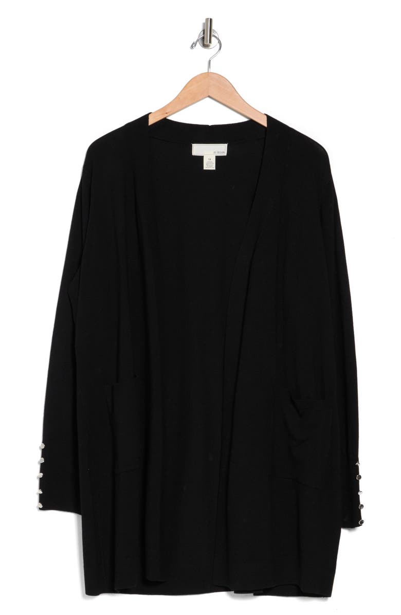 BY DESIGN Excelsior Cardigan, Alternate, color, Black