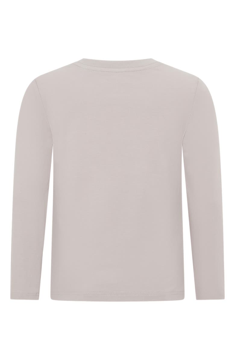 TINY TRIBE Kids' Thankful Dude Long Sleeve Graphic T-Shirt, Alternate, color, Grey