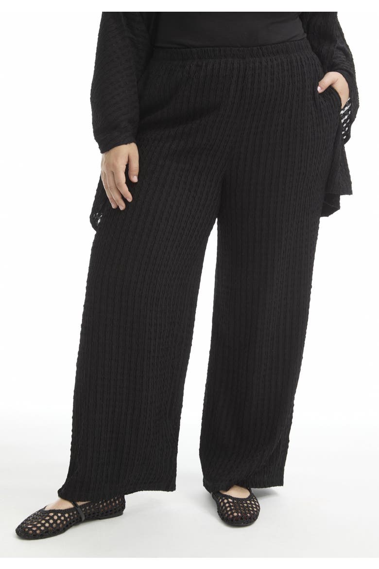 Knitted Pull-On Pants, Alternate, color, BLACK ONYX