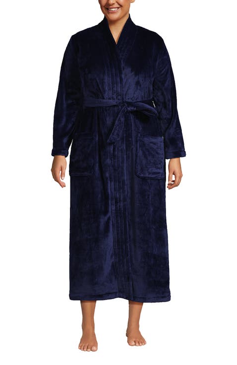 Tall Cozy Plush Long Wrap Robe