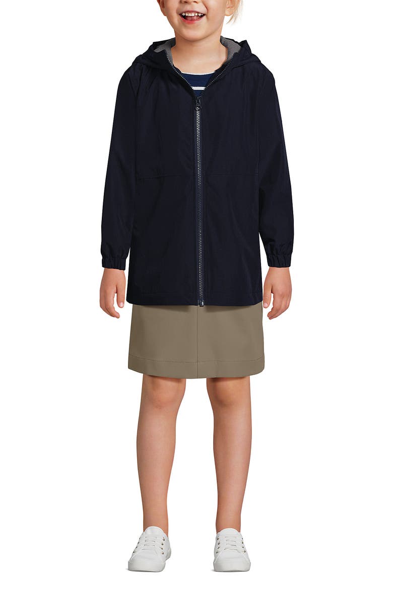 School Uniform Kids Rain Jacket, Main, color, Classic Navy