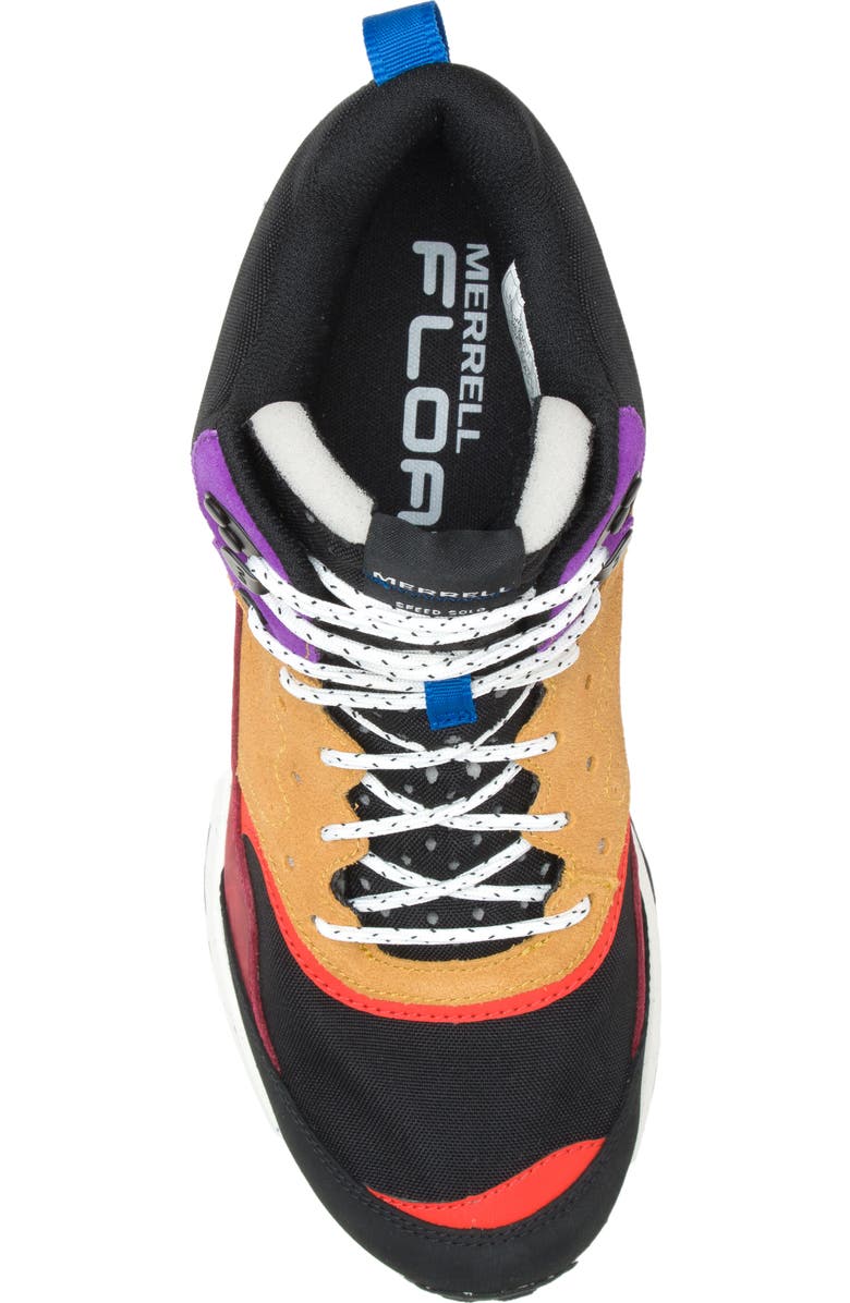 Merrell Speed Solo Mid Waterproof High Top Hiking Sneaker, Alternate, color,