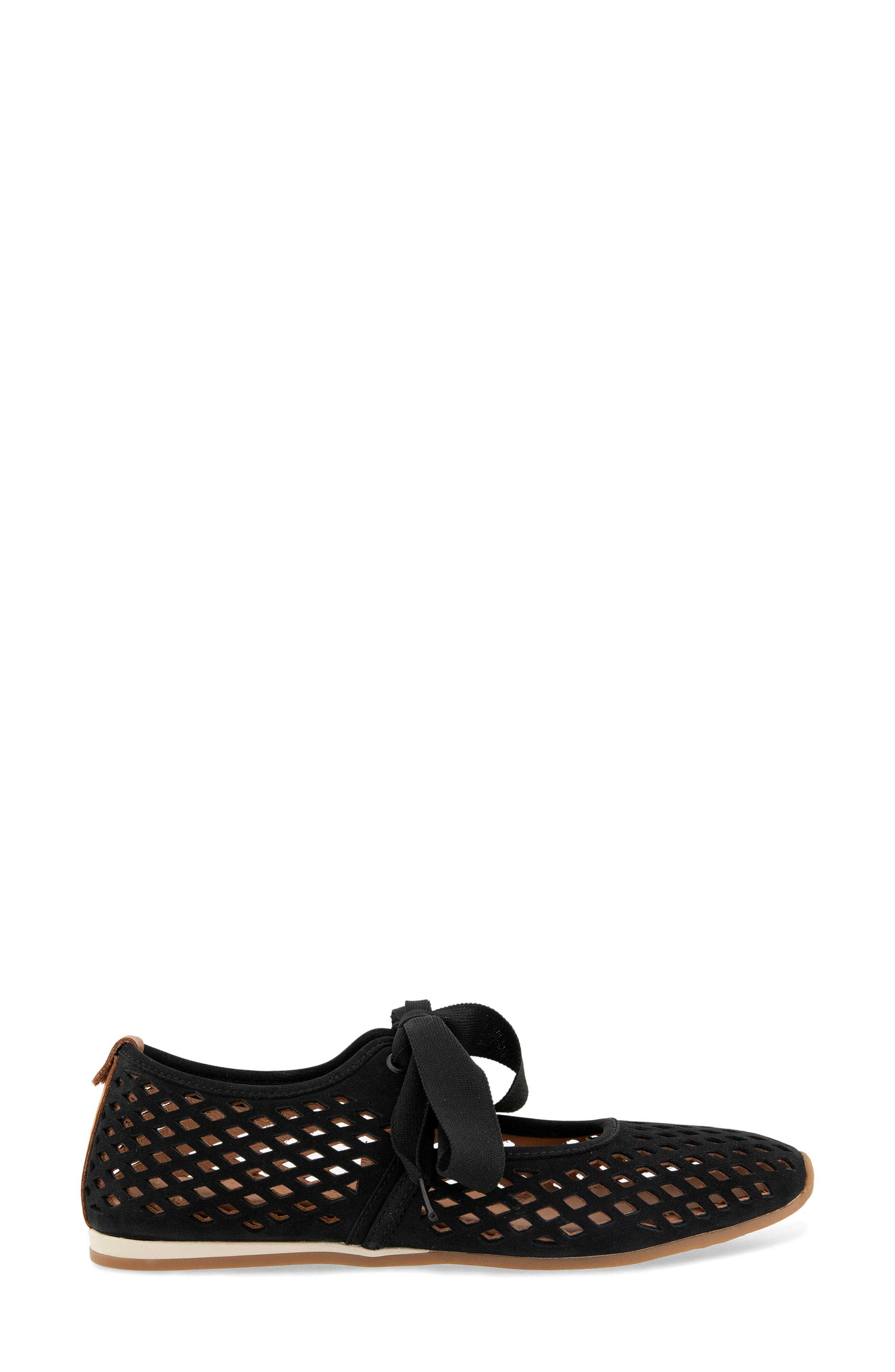Gentle Souls Annalise Mary Jane Flat, Alternate, color, Black Nubuck