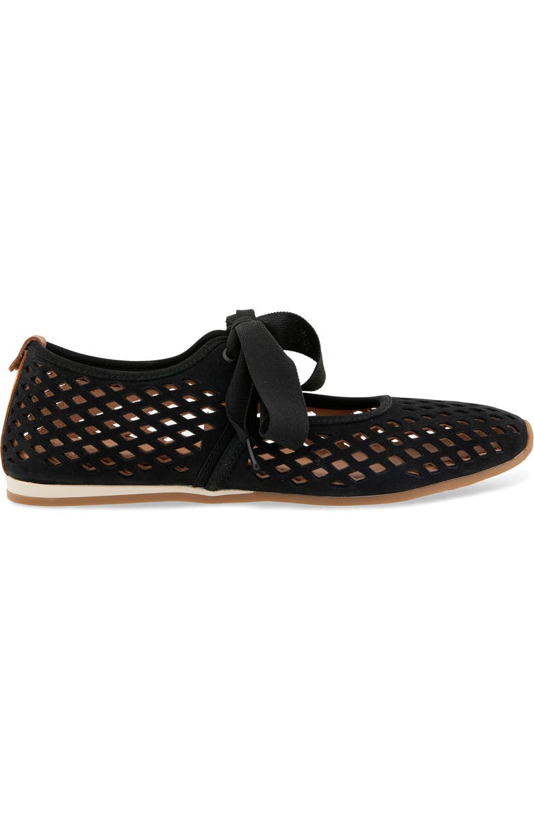 Gentle Souls Annalise Mary Jane Flat, Alternate, color, Black Nubuck