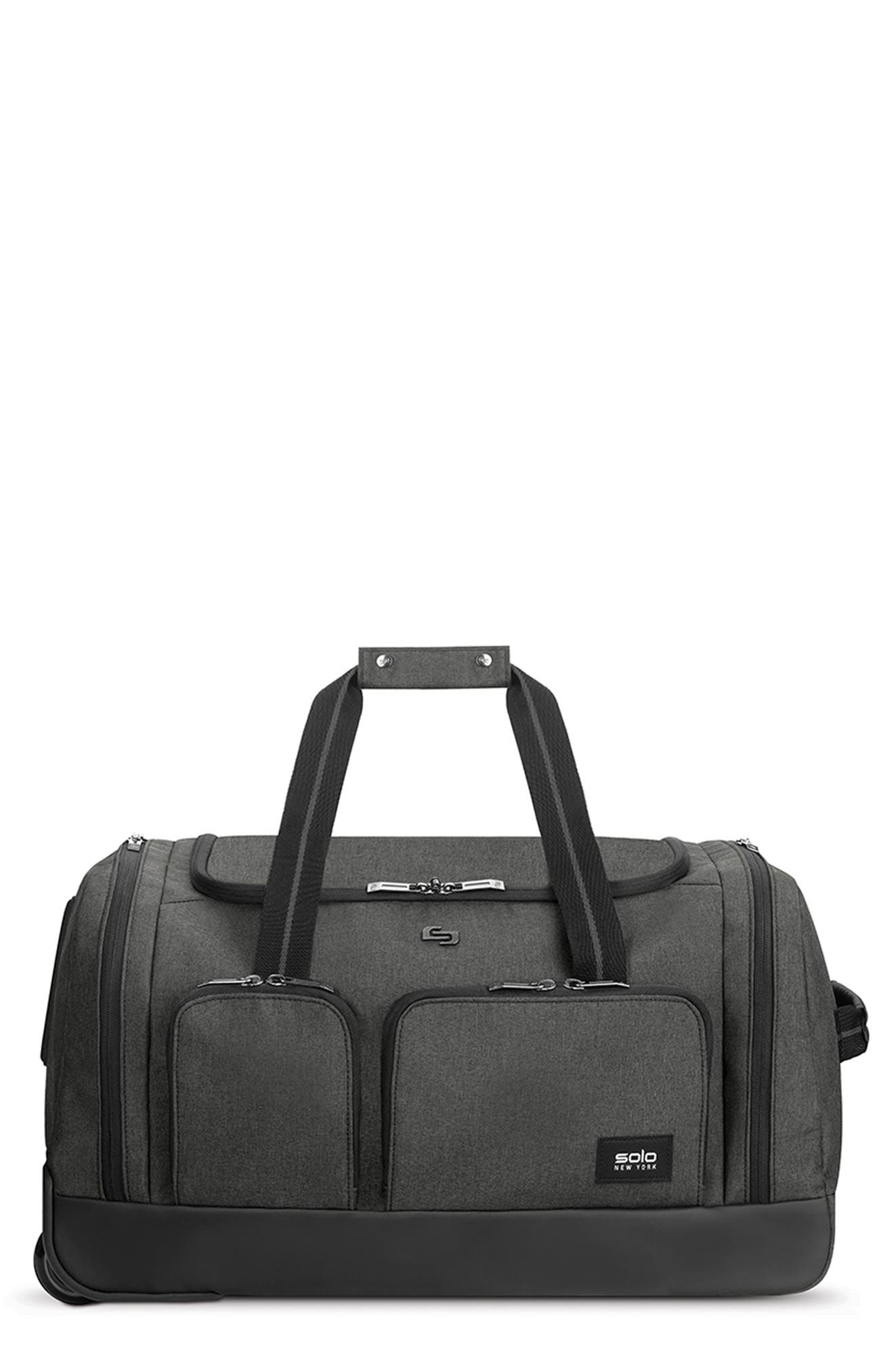 SOLO NEW YORK Leroy Rolling Duffel, Alternate, color, 