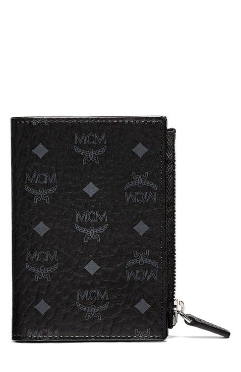 Bifold Zip Card Wallet in Visetos Original