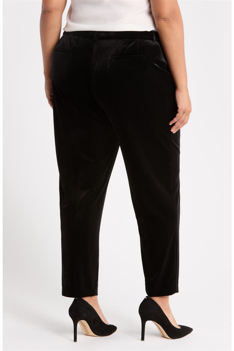 Velvet Classic Pants, Alternate, color, BLACK