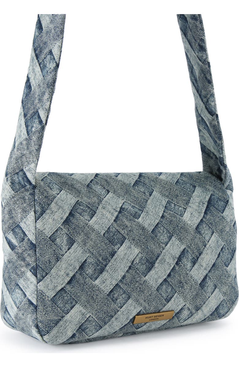 Kurt Geiger London Kensington Knot Shoulder Bag, Alternate, color, Navy