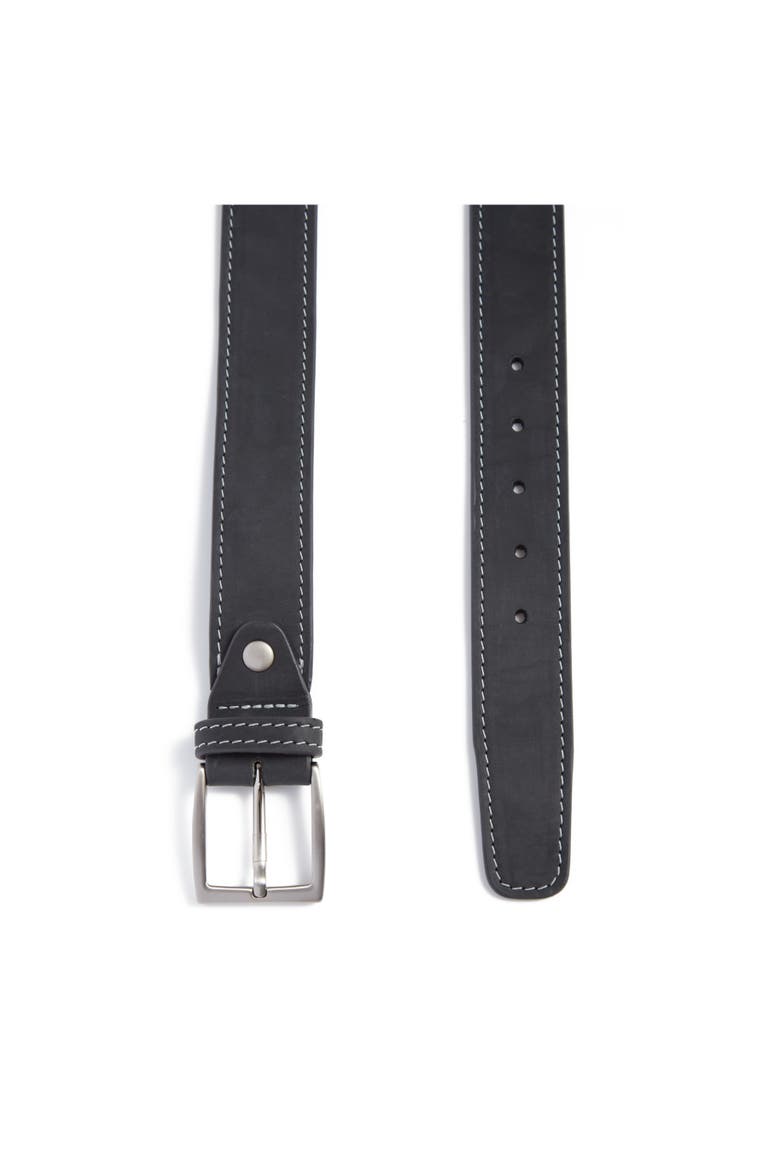Roman Leather Belt, Alternate, color, Peppercorn