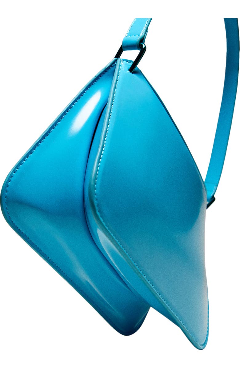 MANGO Faux Leather Baguette Bag, Alternate, color,
