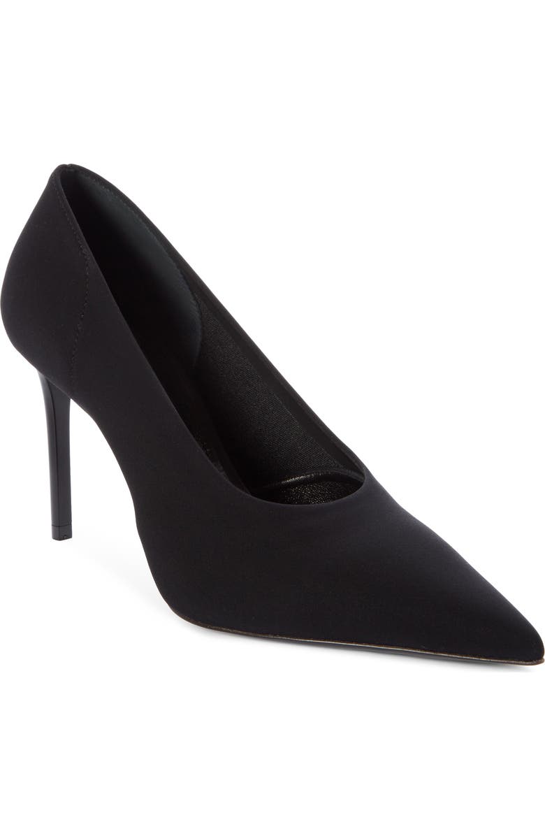 Prada Stretch Knit Pointed Toe Pump, Main, color,