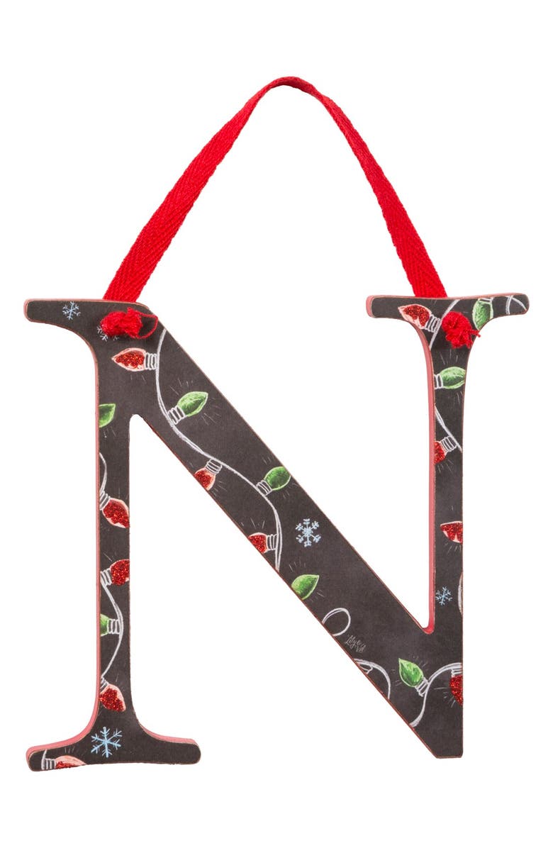 Primitives by Kathy Hanging Letter Ornament, Main, color, 