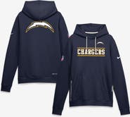 Nike Men's Nike Navy Los Angeles Chargers Standard Issue Replay Officials Alternate Dri-FIT Hoodie