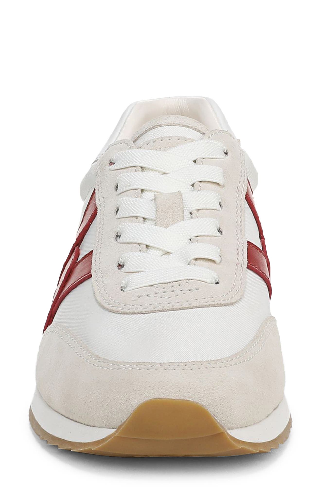 Veronica Beard Penrose Sneaker, Alternate, color, Lily/ Poppy Red