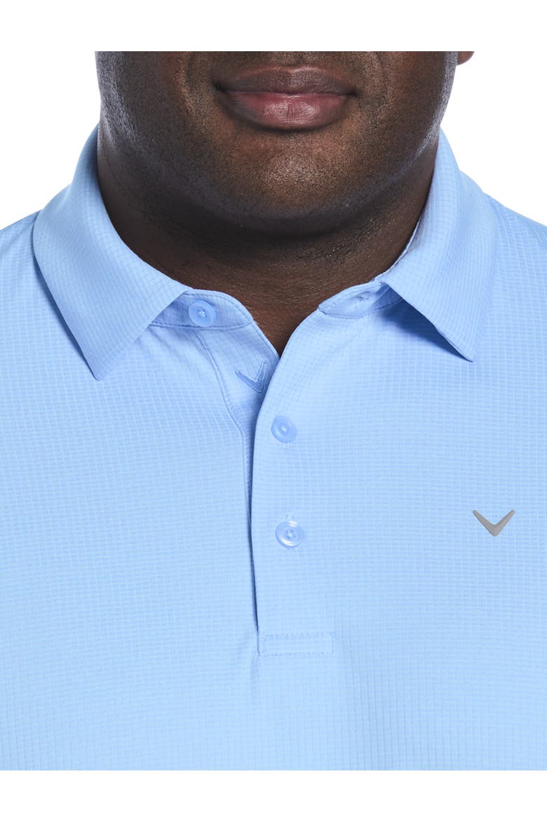 Big & Tall Classic Jacquard Golf Polo Shirt, Alternate, color, OPEN AIR